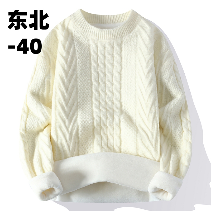 Minus 40 Degrees Northeast Thick Sweater Winter Couple's Base Layer Fleece Knitwear Harbin Travel Thermal Gear Minus 40 Degrees Northeast Thick Sweater Winter Couple's Base Layer Fleece Knitwear Harbin Travel Thermal Gear