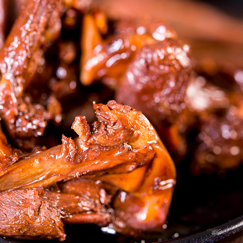 Kufei Le Fresh Duck Rack, Duck Collarbone, Spicy Duck Meat Snack, Braised Food, Ready-To-Eat Hunan Specialty 150g