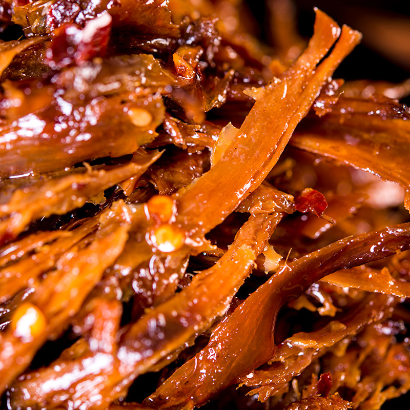 Kufei Le Fresh Duck Meat Shreds Spicy Hand-Torn Duck Meat Spicy Snack Ready-To-Eat Snack Hunan Specialty 100g