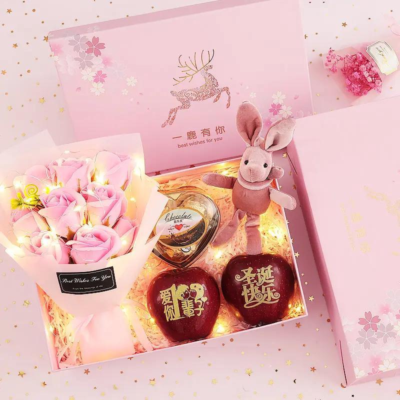 Christmas presents Christmas Eve Apple gift box creative packaging box small gift Ping An fruit 2023 bouquet to send girlfriend-Taobao