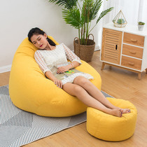 Simple balcony girl heart bean sandbag room girl bedroom floor sofa lazy tatami sofa chair bean bag