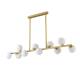 2026 New Model Super Stylish Restaurant Chandelier, Popular Online, Exclusive Italian Cream Style Dining Table Linear Living Room Chandelier