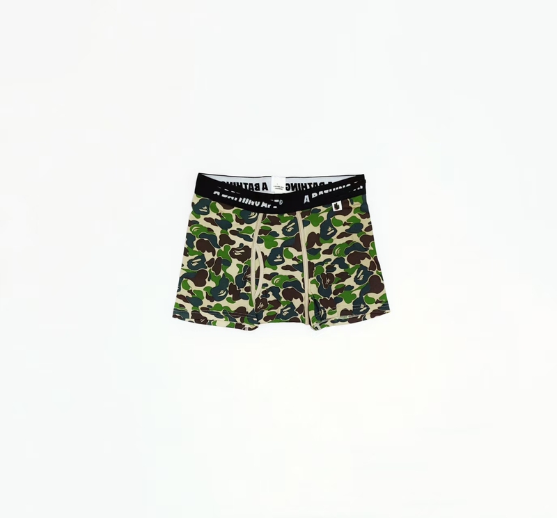 Trendy Camouflage Cotton Boxer Briefs, Thick, Breathable and Sweat-Absorbent Trendy Camouflage Cotton Boxer Briefs, Thick, Breathable and Sweat-Absorbent