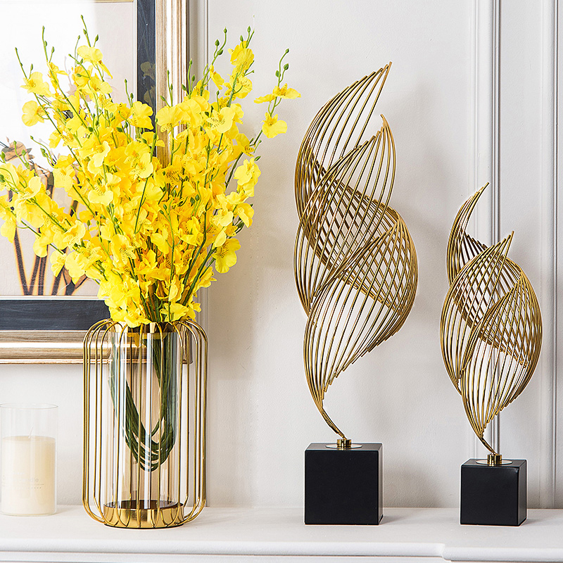 Modern Light Extravagant TV Cabinet Metal Pendulum Pieces Living Room Wine Cabinet Xuanguan Home Upscale Craftsmanship Soft Adornment Matching