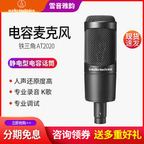 Audio Technica AT2020 Professional Condenser Microphone Vocal Live Recording Microphone Set