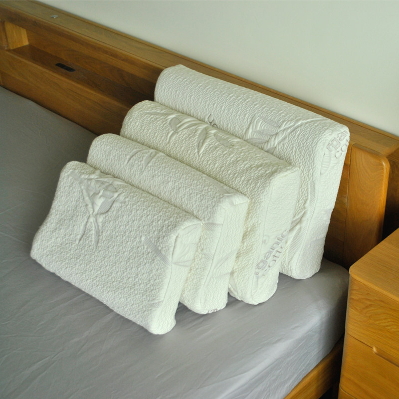 Latex pillowcase pair with adult 60x40 child pillowcase 30 x 50 Rubber memory pillowcase 44 x 27