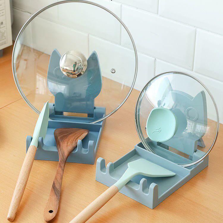 Cover Rack Kitchen Table Face Defrosting Pan Bracket Home Large Full Discharge Pan Lid Containing Layer Shelf Pan Shovel Soup Spoon Shelving