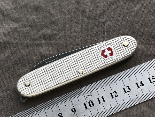 VICTORINOX Victorinox 93mm Swiss Army Knife 0.8000.26 Aluminum Handle Lone Walker (ມີຮູຫ້ອຍ)