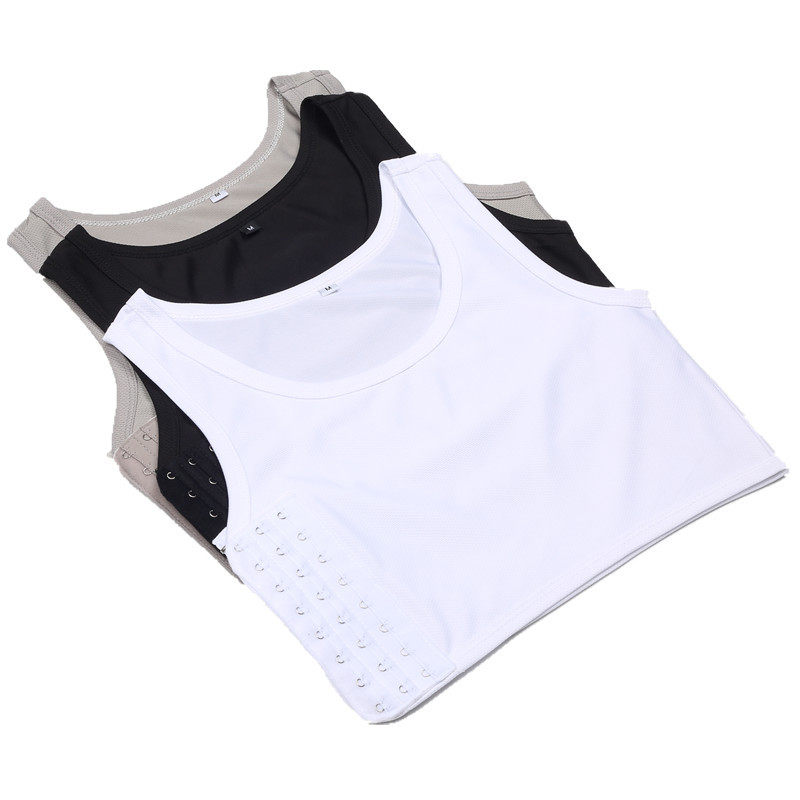 Summer corset les short handsome t plastic chest vest wrap chest corset no bandage sports breathable underwear fat t large size
