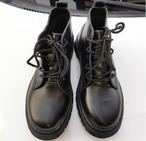 Plus velvet handsome t Small size 35 36 37 British retro locomotive Martin Boots Boots short boots leather shoes for men and women couples shoes