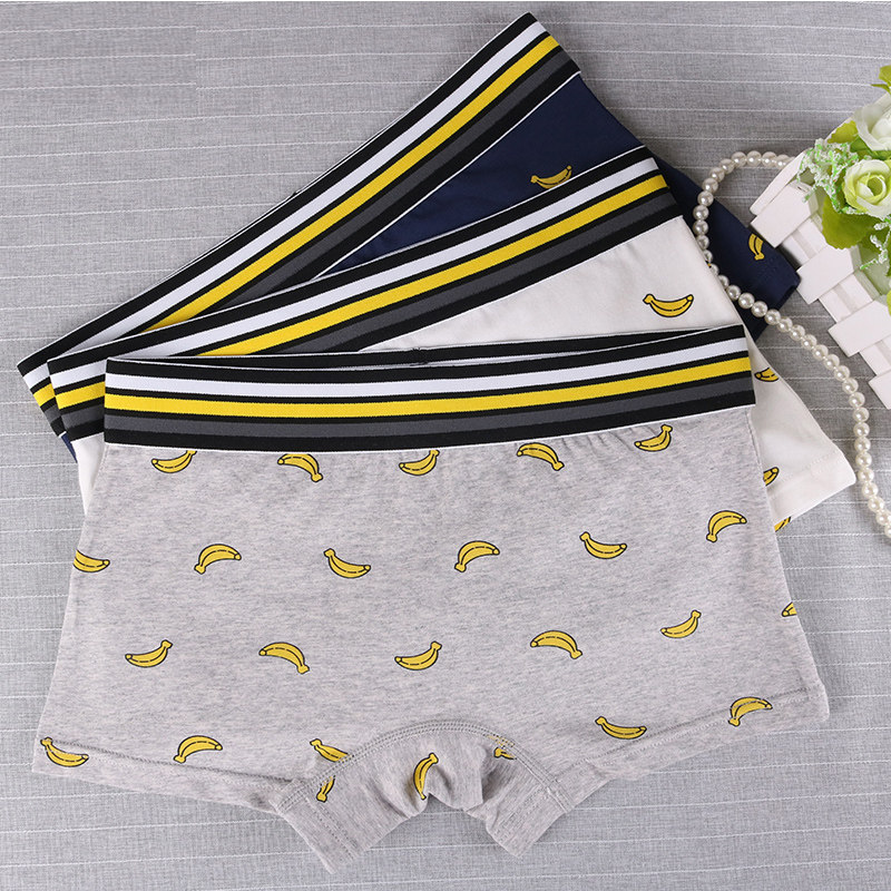 les cotton underpants handsome t neutral wide sides flat four-corner pants sports safety pants pure color safety pants triangle pants