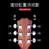 Универсальная цельнометаллическая гитара с аксессуарами, полный комплект