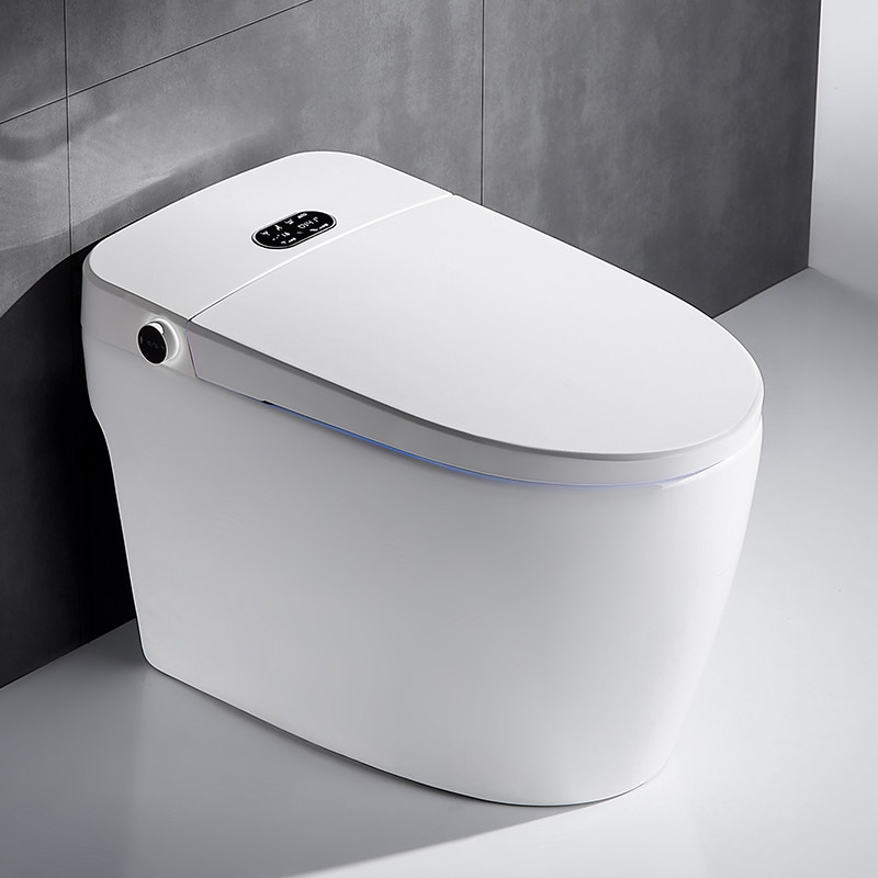 Intelligent toilet fully automatic clamshell integrated without water pressure multifunctional toilet automatic instant hot cleaning drying