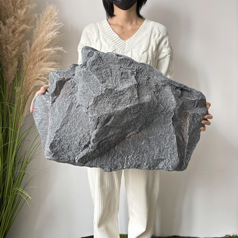 Irregular foam simulation stone landscape green plants