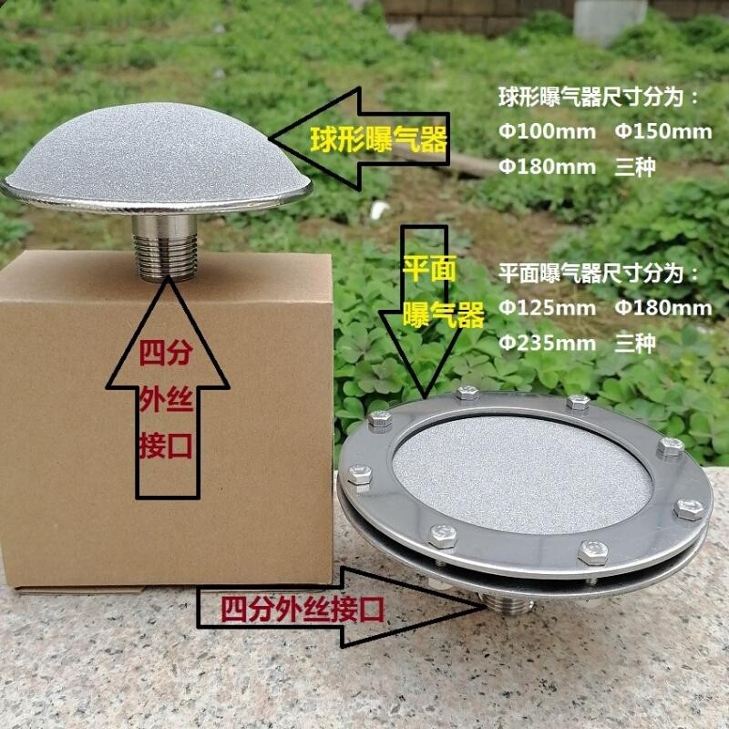 Titanium Alloy 4/6 Inch External Thread Exposed Head Flat Plate 304/316L/Spherical All-Titanium Gasket, Anti-Oxidation, Corrosion-Resistant, Ozone-Resistant
