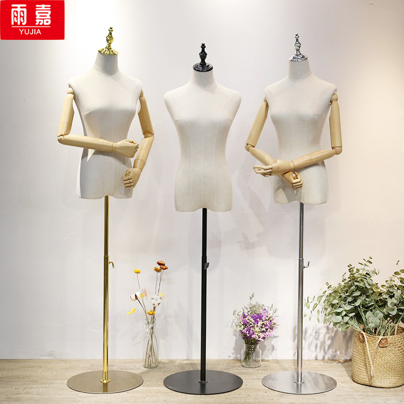 Clothing store model props female bust table high-end wedding dress whole body fake human body Korean women's window model frame