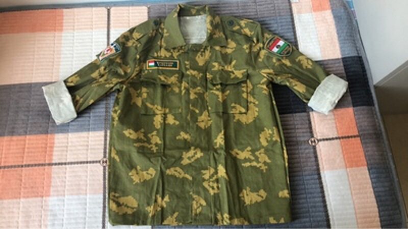 (Customized) Russia's Tajikistan yellow flower camouflattery work suit men's combat training to wear outdoor military fans CS