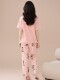 100% Cotton Pajamas for Women, Summer Pure Cotton Short-Sleeved Pants That Can Be Worn Outside, Summer Thin Cotton Home Wear Set