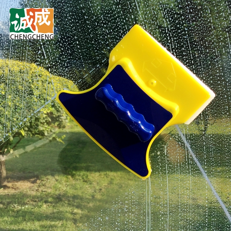 Chengcheng Housekeeping Double-Sided Glass Scraper Window Cleaner Strong Magnetic Glass Cleaner High-Rise Window Cleaning Tool Chengcheng Housekeeping Double-Sided Glass Scraper Window Cleaner Strong Magnetic Glass Cleaner High-Rise Window Cleaning Tool