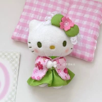 Матча кимоно -кошачья кулон