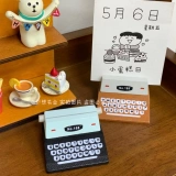 Ретро принтер, маленький настольный картхолдер, фотография