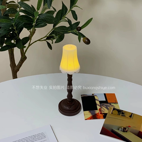 Ретро ночник для спальни, маленький светильник, настольная лампа