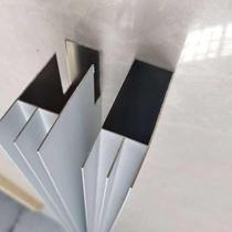 Cabinet door aluminum alloy slot cement accessories special decorative tile stove aluminum card slot card frame thickened type