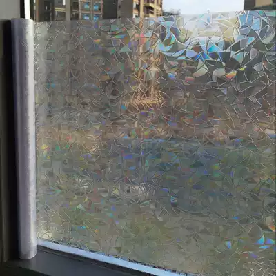 Window patch anti-light light transparent opaque peeking cosmetic room glass electrostatic frosted window sticker 2021 New