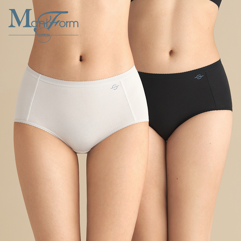 Maniform 曼妮芬 棉质生活 抗菌裆 女式三角内裤 *3件 天猫优惠券折后￥59包邮 多色可选