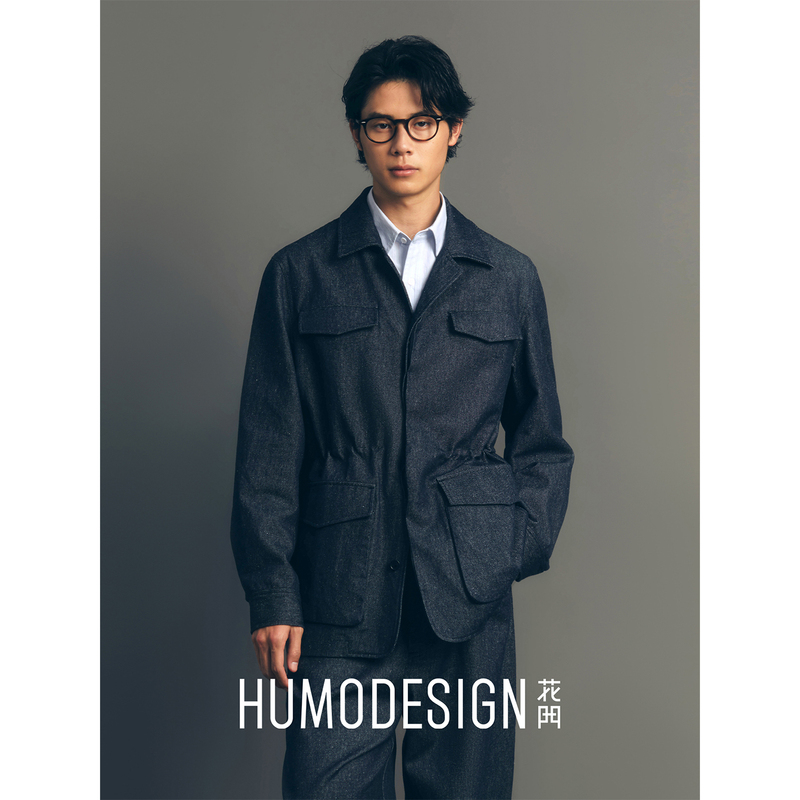 Linen Denim Hunting Jacket Humodesign