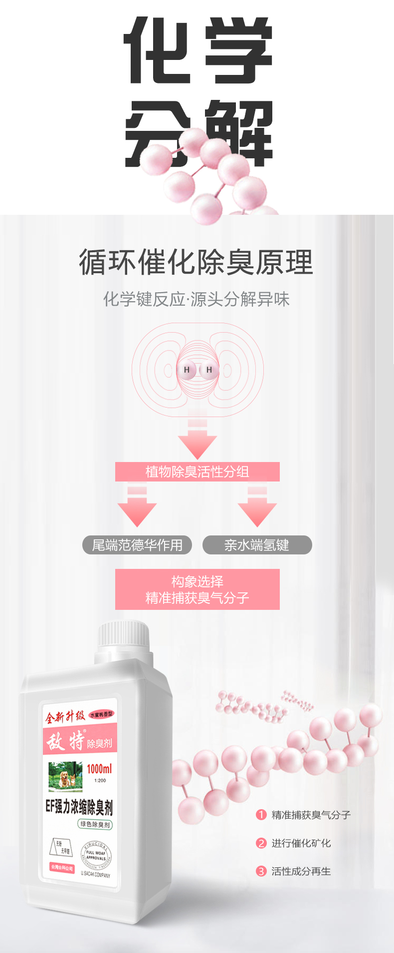 敌特 水蜜桃消毒液除臭剂1000ml+喷壶 券后10元包邮 买手党-买手聚集的地方