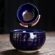 Heart Sutra Lá gỗ Kung Fu Bộ trà Jianzhan Teacup Teacup Teacup Master Cup Cup Cup Teacup Teacup Custom - Trà sứ