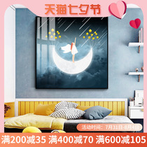 Modern Living Room Decoration Painting Nordic Childrens Room Bedroom Mural Light Lavish Sofa Background Wall Hanging Painting Restaurant Wall Painting