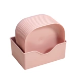 Крепкая костяная головка японская в стиле домашнее творческое пластиковое обеденное столовое столик положить овощную костяную тарелку с рвотой пластин