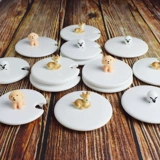 Керамическая милая крышка для стакана, ручка с животными, портативная пылезащитная креативная чайная чашка со стаканом