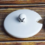 Керамическая милая крышка для стакана, ручка с животными, портативная пылезащитная креативная чайная чашка со стаканом