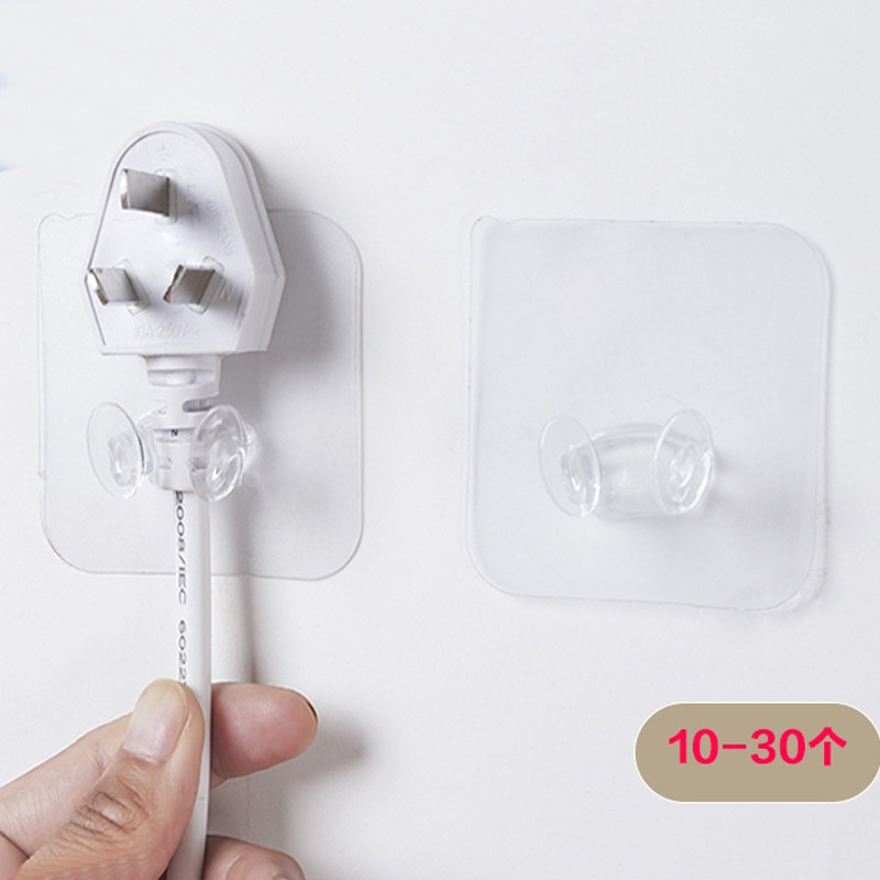 Fragrant Colour Plug Slime Hook Home Kitchen Wall Traceless Socket Wall-mounted Adhesive Hook Free of perforated and contained mop racks