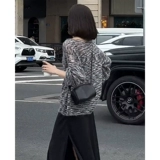 Черная сумка через плечо, небольшой держатель для ручек, сумка подмышку, премиум класс