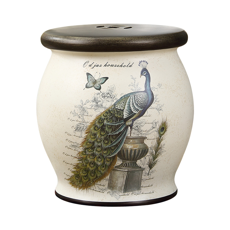 American dressing who sitting room CiGu who in restoring ancient ways shoes who embroidered pier hand - made ceramic who table who who