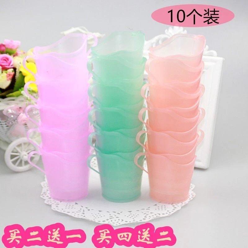 Thickened transparent cup holder Disposable cup Heat insulation cup holder Plastic paper cup holder Anti-scalding paper cup holder