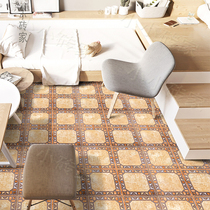 Chinese courtyard non-slip personality balcony floor tiles 600x600 terrace antique brick living room retro tile toilet