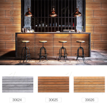 American country wood grain tile cultural Stone restaurant background wall toilet wall tile Sunshine Room antique brick balcony brick
