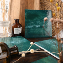 Nordic tiles kitchen wall tiles bathroom wall tiles 200x200 peacock green glazed tiles balcony floor tiles