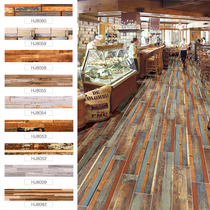 Living room fine wood grain brick Dining room antique brick Bedroom imitation solid wood floor tile Wood grain tile Balcony anti-slip floor tile