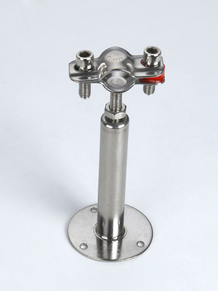 Fixed frame wall buckle clip 6 60% water pipe fixed bracket tube holder steel tube pipe hoop tube card fixed card clamp-Taobao