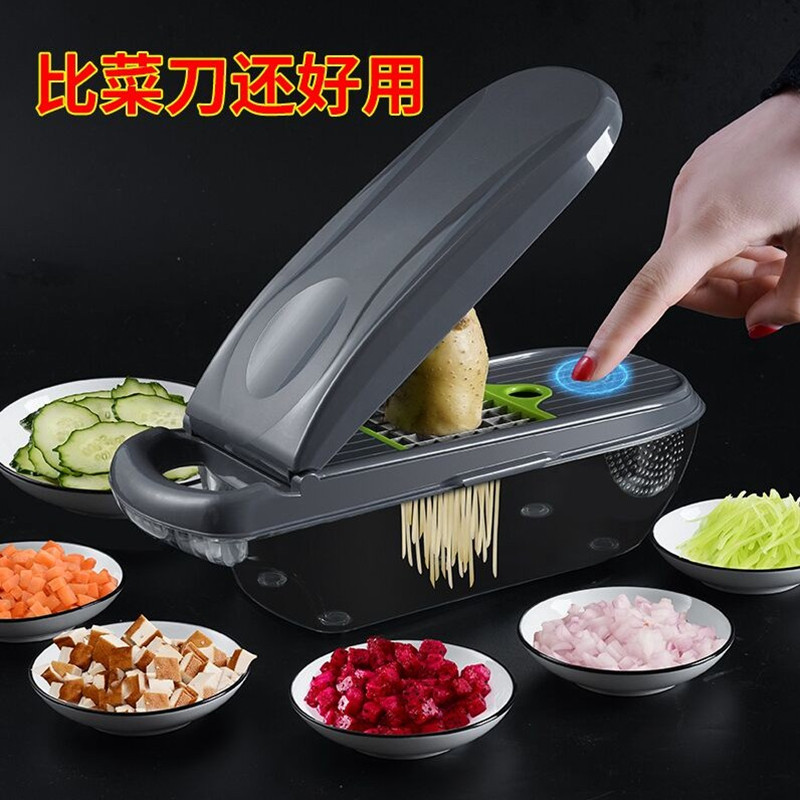 Kitchen sliced mashed potatoes Cecchedine multifunction chopped vegetables as a vegetable deity Home rub Carrot Silk Planter Silk