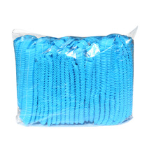 Disposable non-woven strip hat food cap chef dust cap working male dust resistant 100 pack