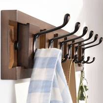 Clothes hangers wall-mounted removable row of strip cloakhood hook Xuanguan wall wall-hanging clothes hanger into door wall hanging clothes hook