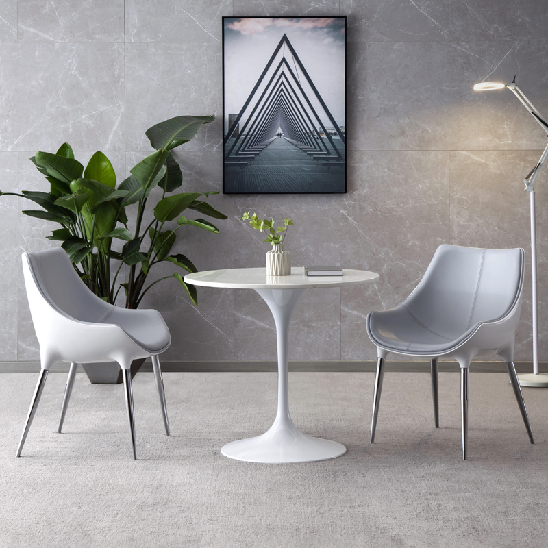 Nordic negotiate tables and chaircafeteriaCafé Hotel tables and chairs minimalist casual chairBusiness reception