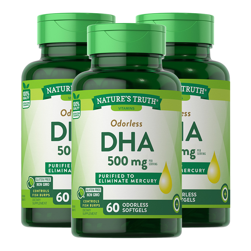 自然之珍.DHA软胶囊60粒*3瓶
